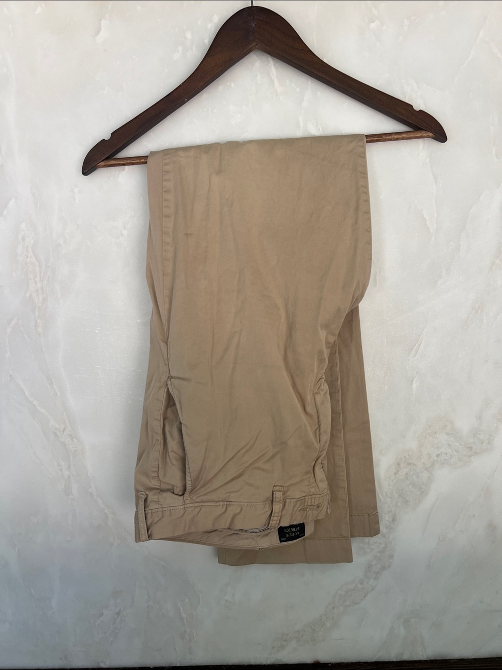 J. Crew Khaki Straight-Leg Chinos